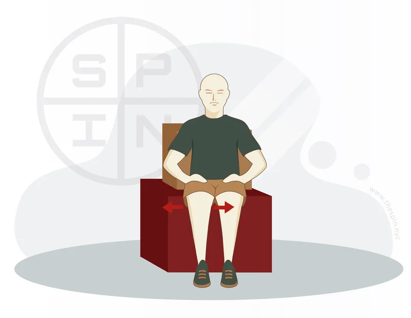 Side-to-Side Knee Swing Exercise