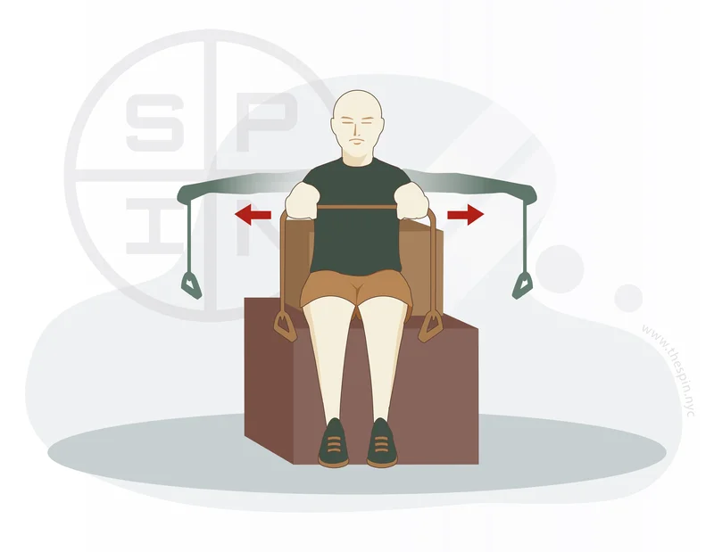 Straight Arm Shoulder Blade Squeeze