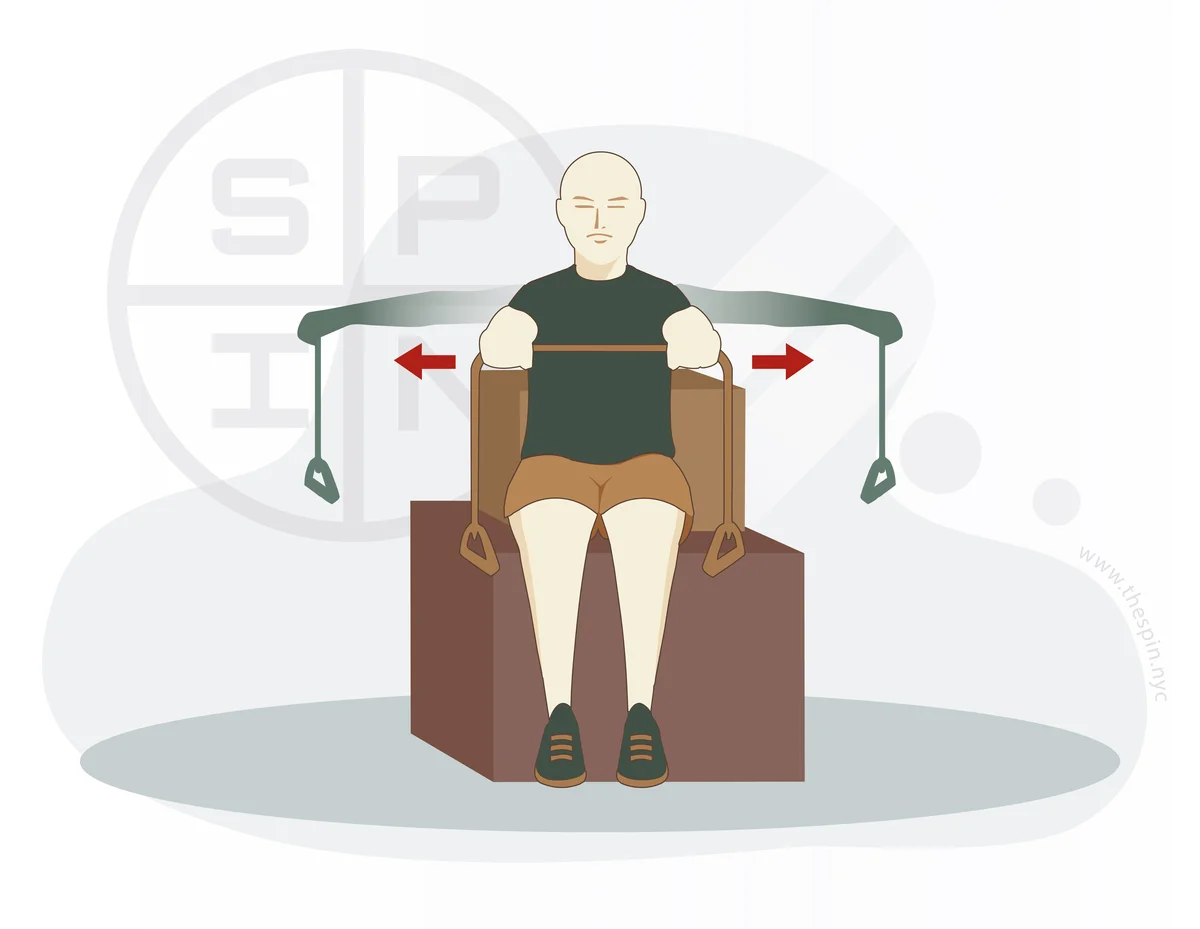 Straight Arm Shoulder Blade Squeeze