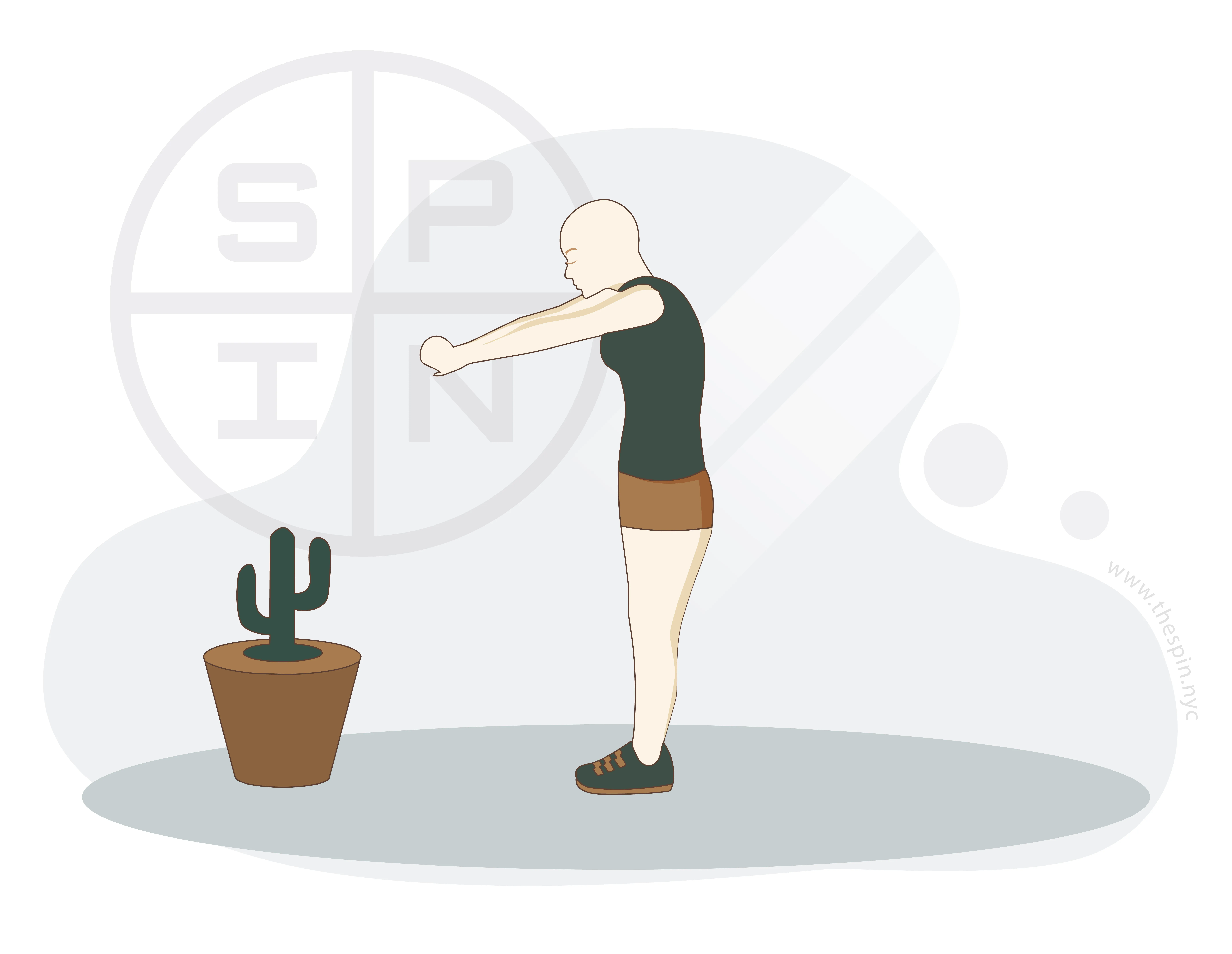 Lower Neck and Upper Back Stretch