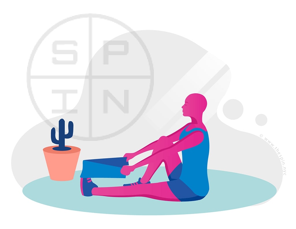 Calf stretch knee straight Exercise