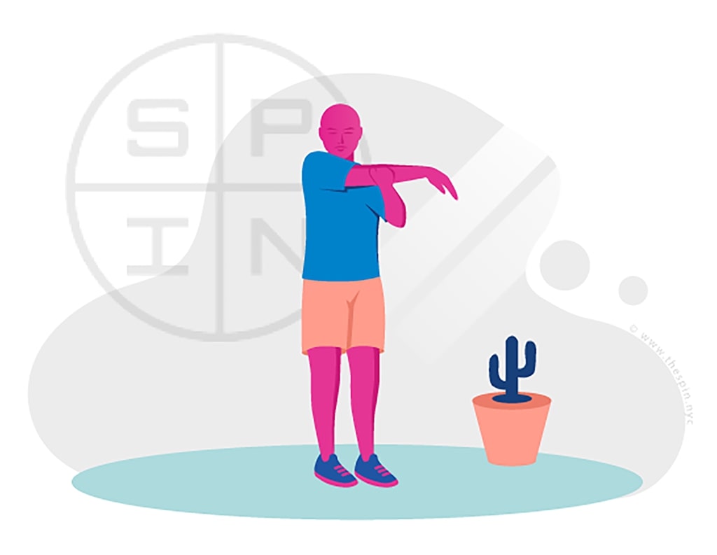 Cross Body Shoulder Stretch Exercise