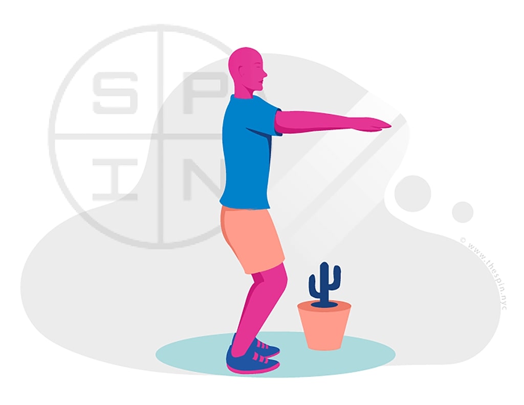 Yoga Chair Pose Exercise